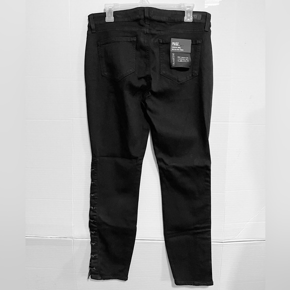 PAIGE Denim - Paige   Verdugo Ankle Midrise Ultra Skinny jeans size 32 Black
